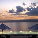 Sonnenuntergang am Toten Meer