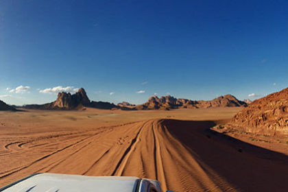 Jeepsafari in Jordaniens Wüste
