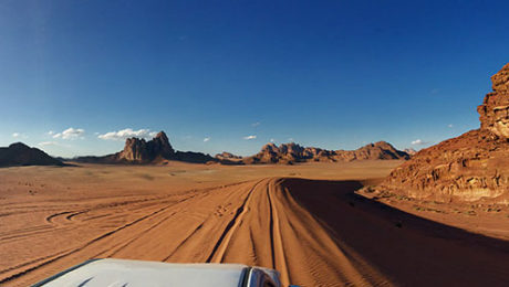 Jeepsafari in Jordaniens Wüste