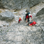 Klettersteiggehen mit Kindern