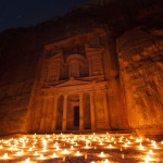 Jordanien - Petra bei Nacht