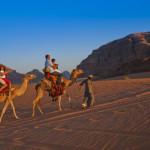 Jordanien - Kamele im Wadi Rum