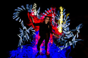 Lightpainting Black Box mit LED Lenser und ZOLAQ