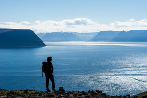 Gegenlichtaufnahme in den Westfjorden, Island, @ Katrin Schmidt