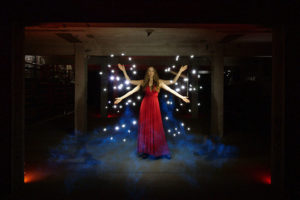 Lightpainting mit Model mit ZOLAQ, © Markus Zachwieja