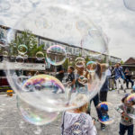 Seifenblasen bei der Photo+Adventure 2019