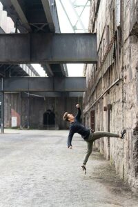 Actionfotografie - Parkour im Landschaftspark (c) Klaus Wohlmann